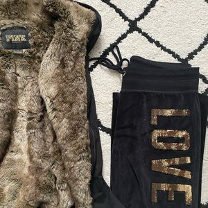 Victoria secret sweat suit combo